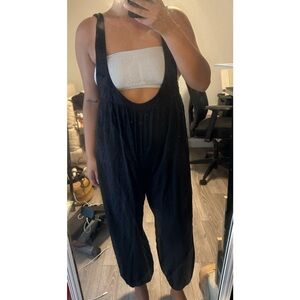 Free People Black Jumpsuit